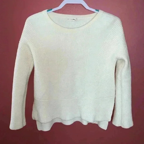 Rag & Bone Creme Long Sleeve - Picture 1 of 6
